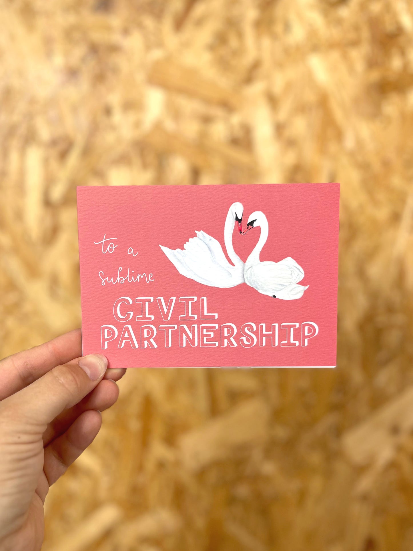 Sublime Civil Partnership Card