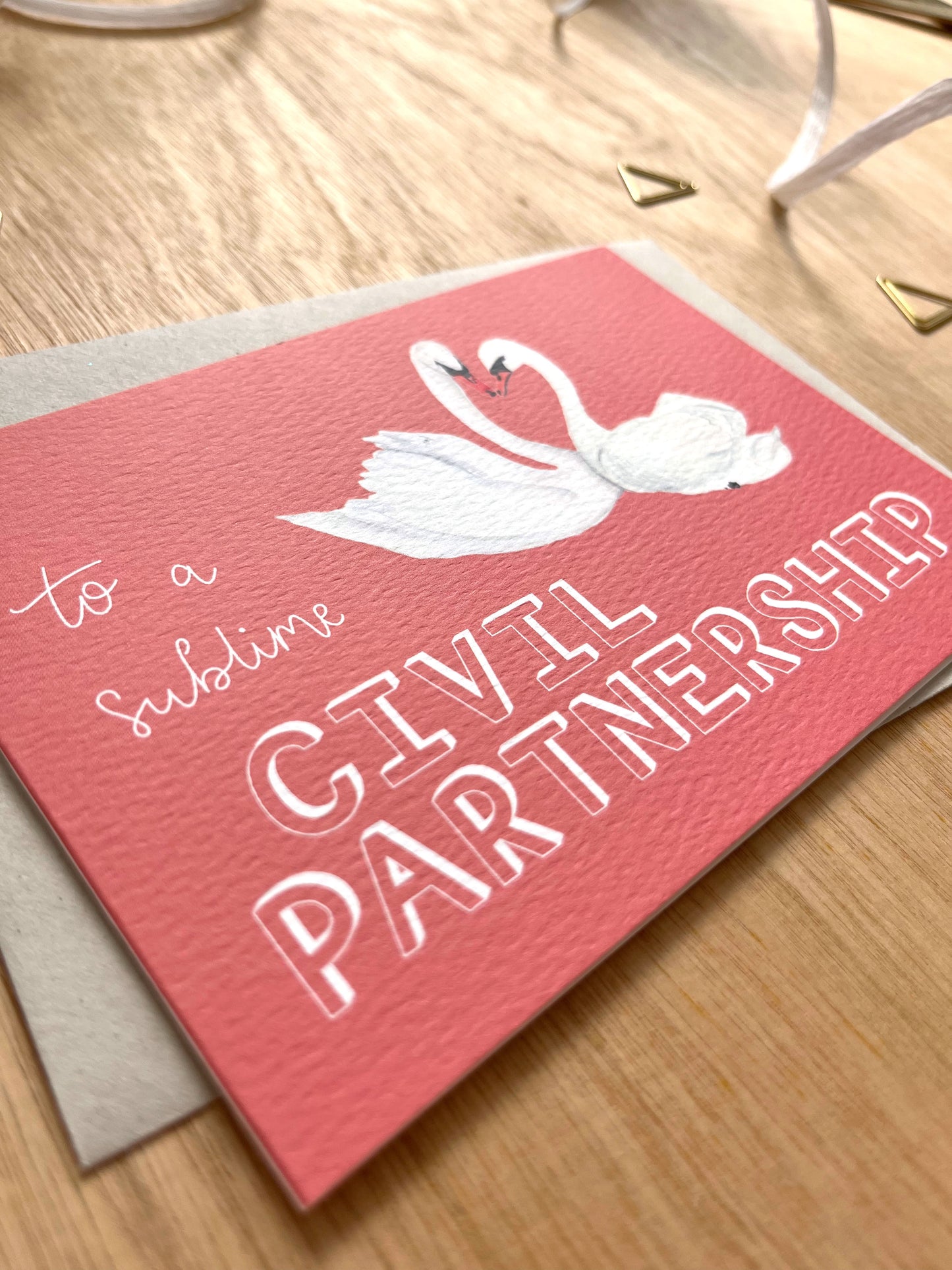 Sublime Civil Partnership Card