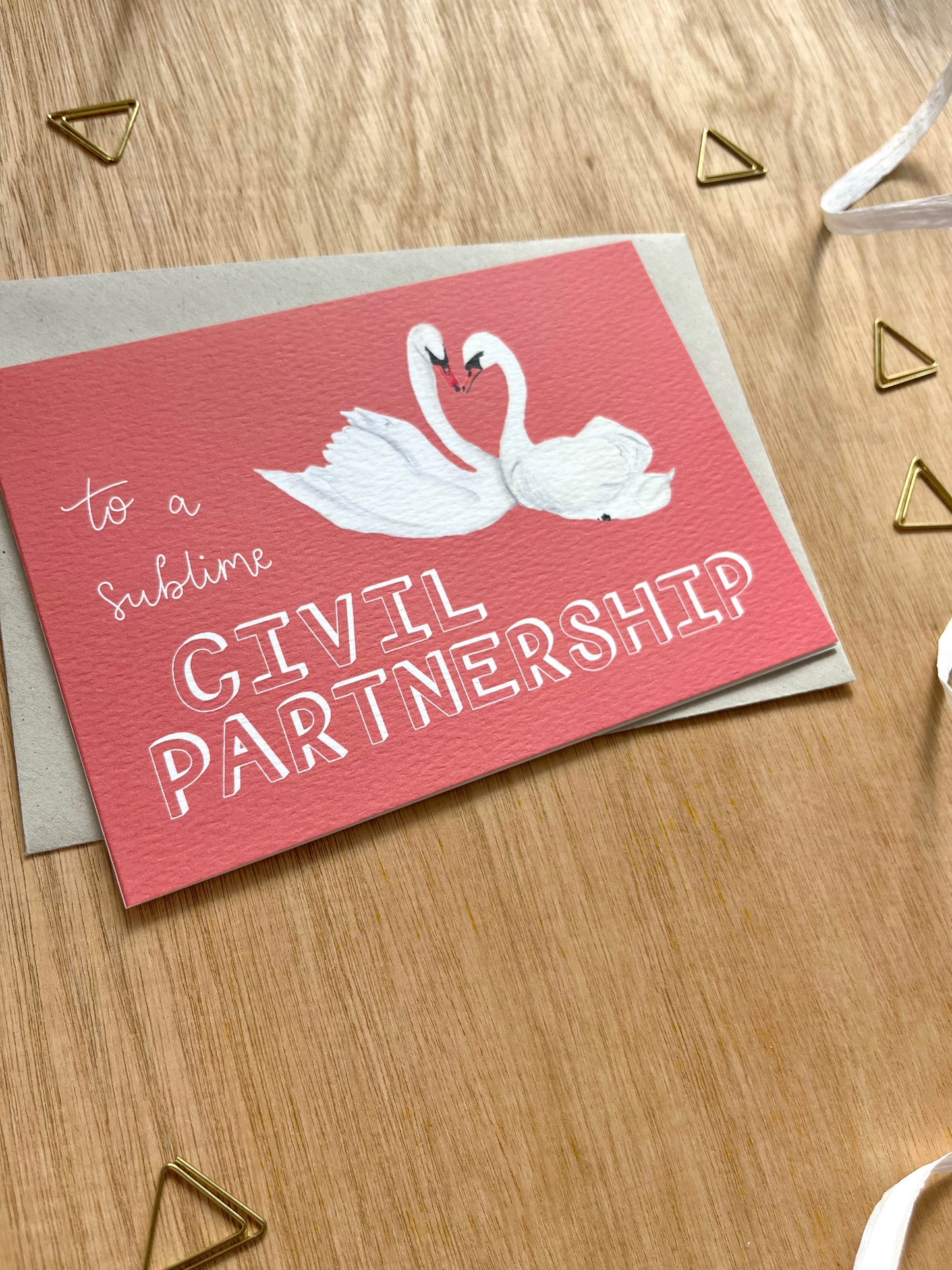 Sublime Civil Partnership Card