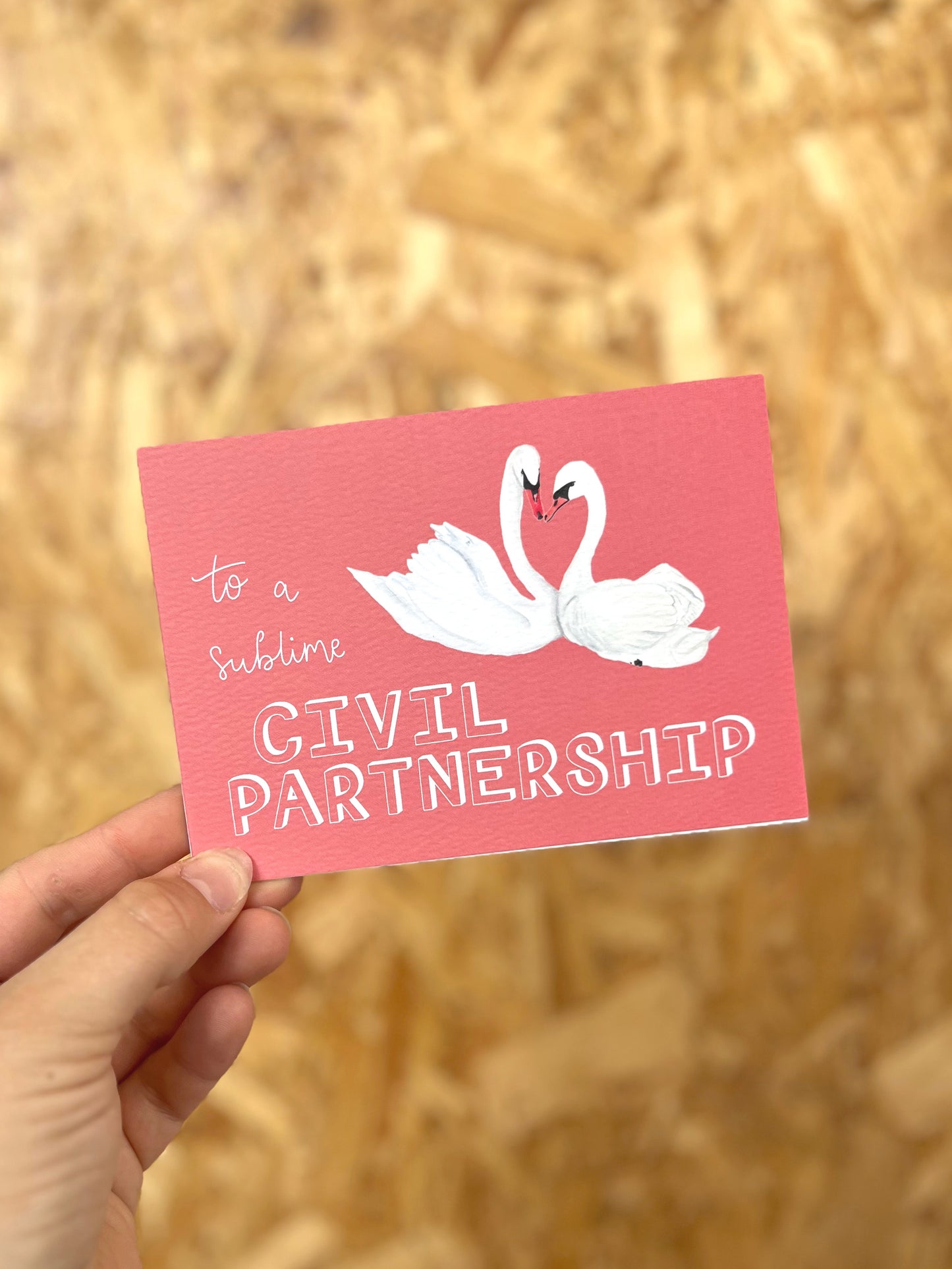 Sublime Civil Partnership Card