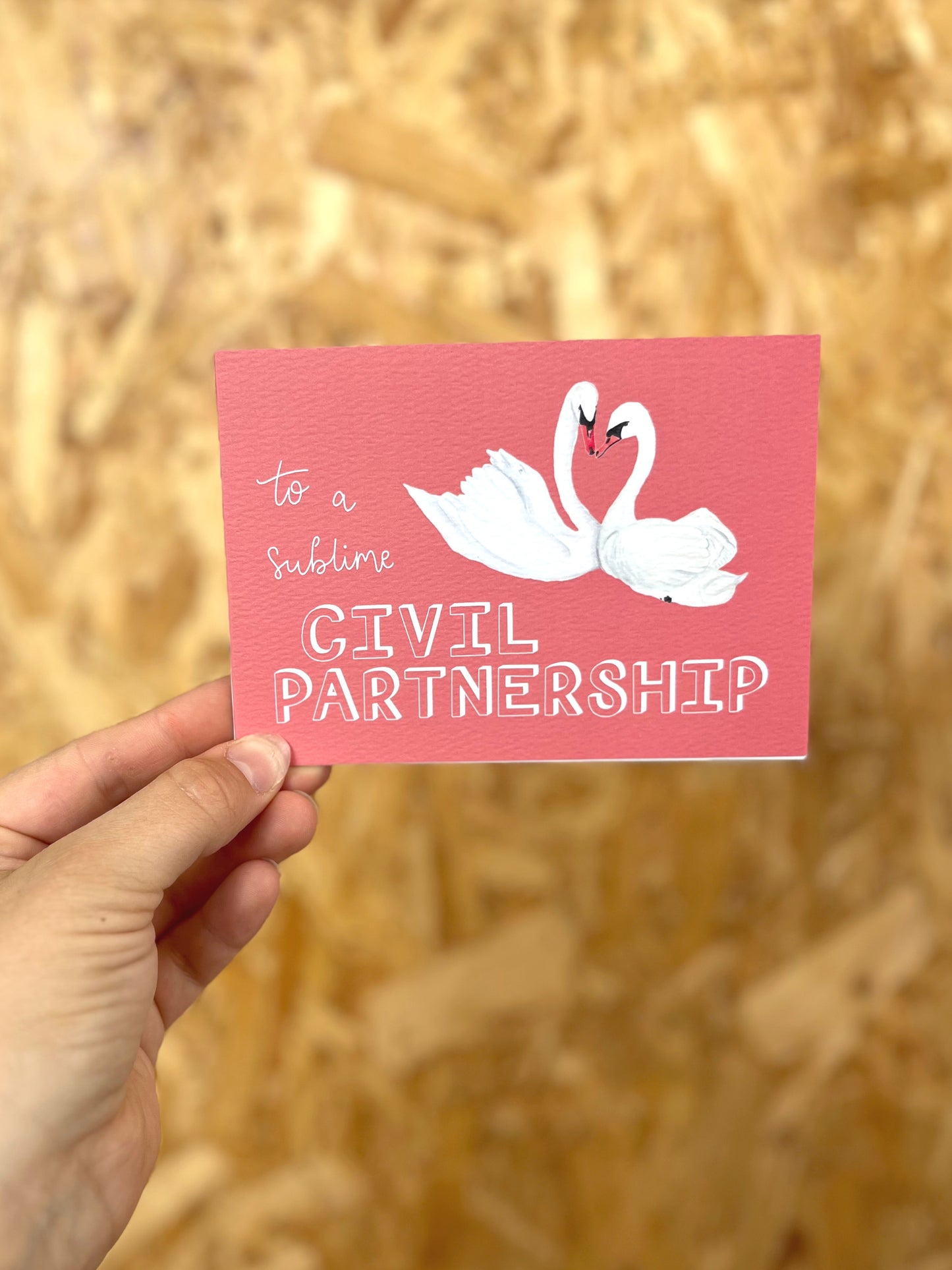 Sublime Civil Partnership Card