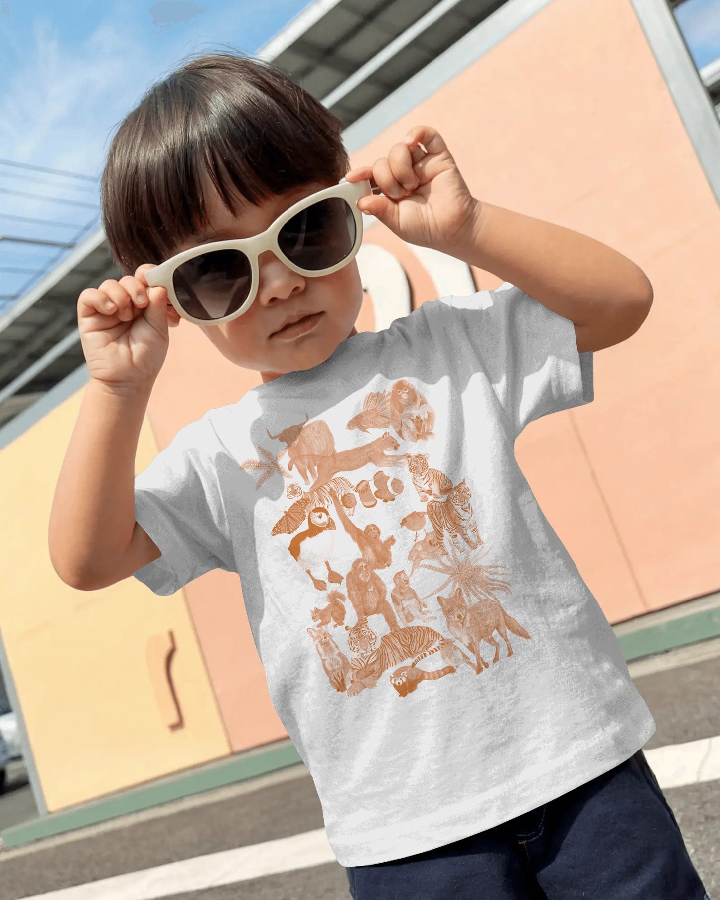 The Orange Animal Kids Tee