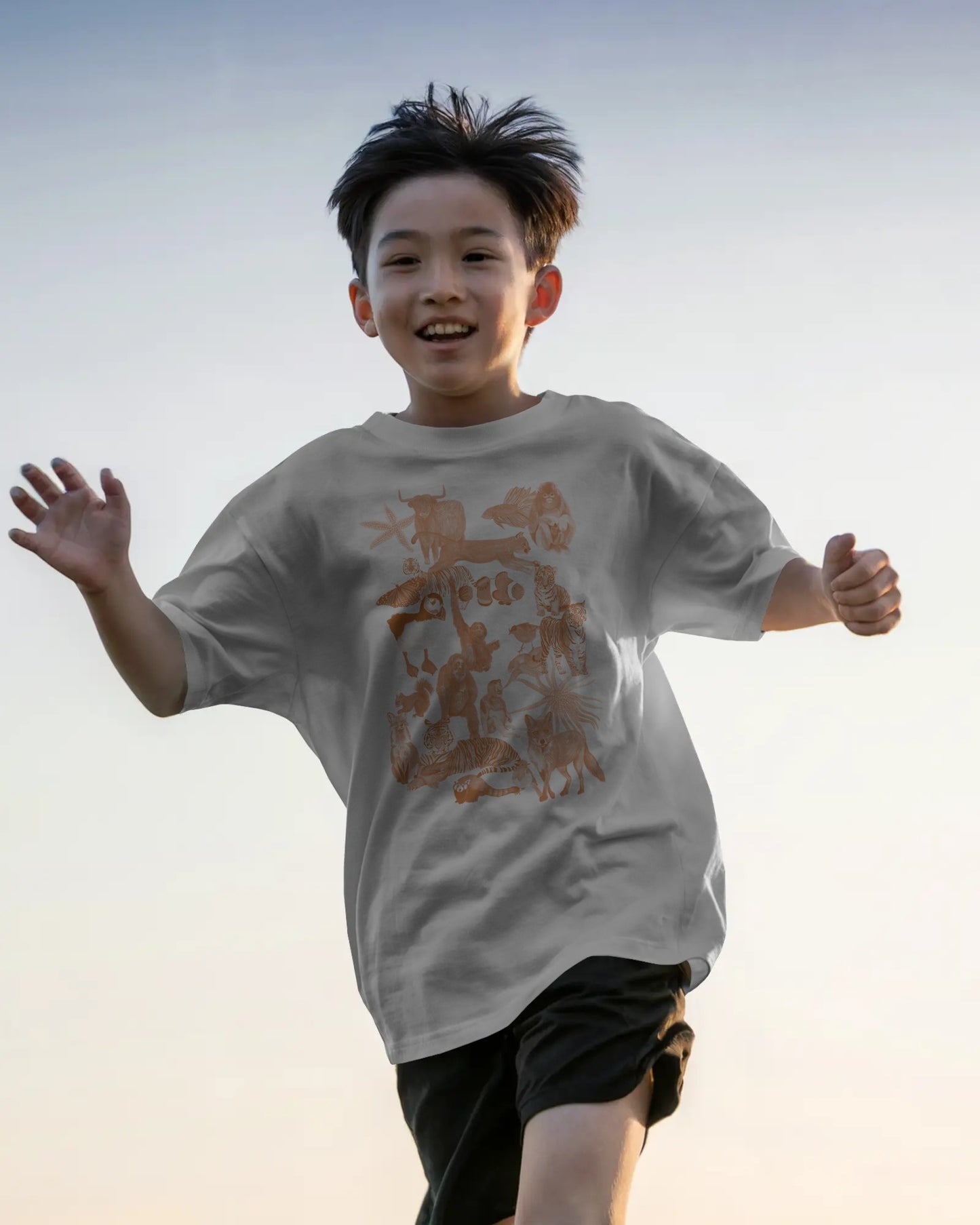 The Orange Animal Kids Tee