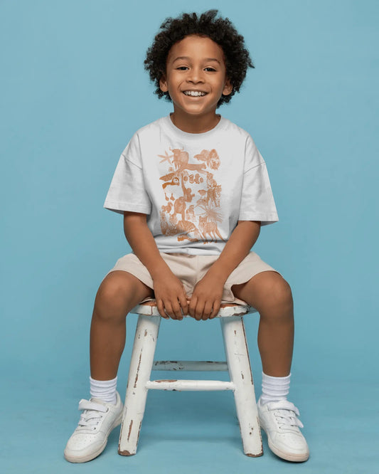 The Orange Animal Kids Tee