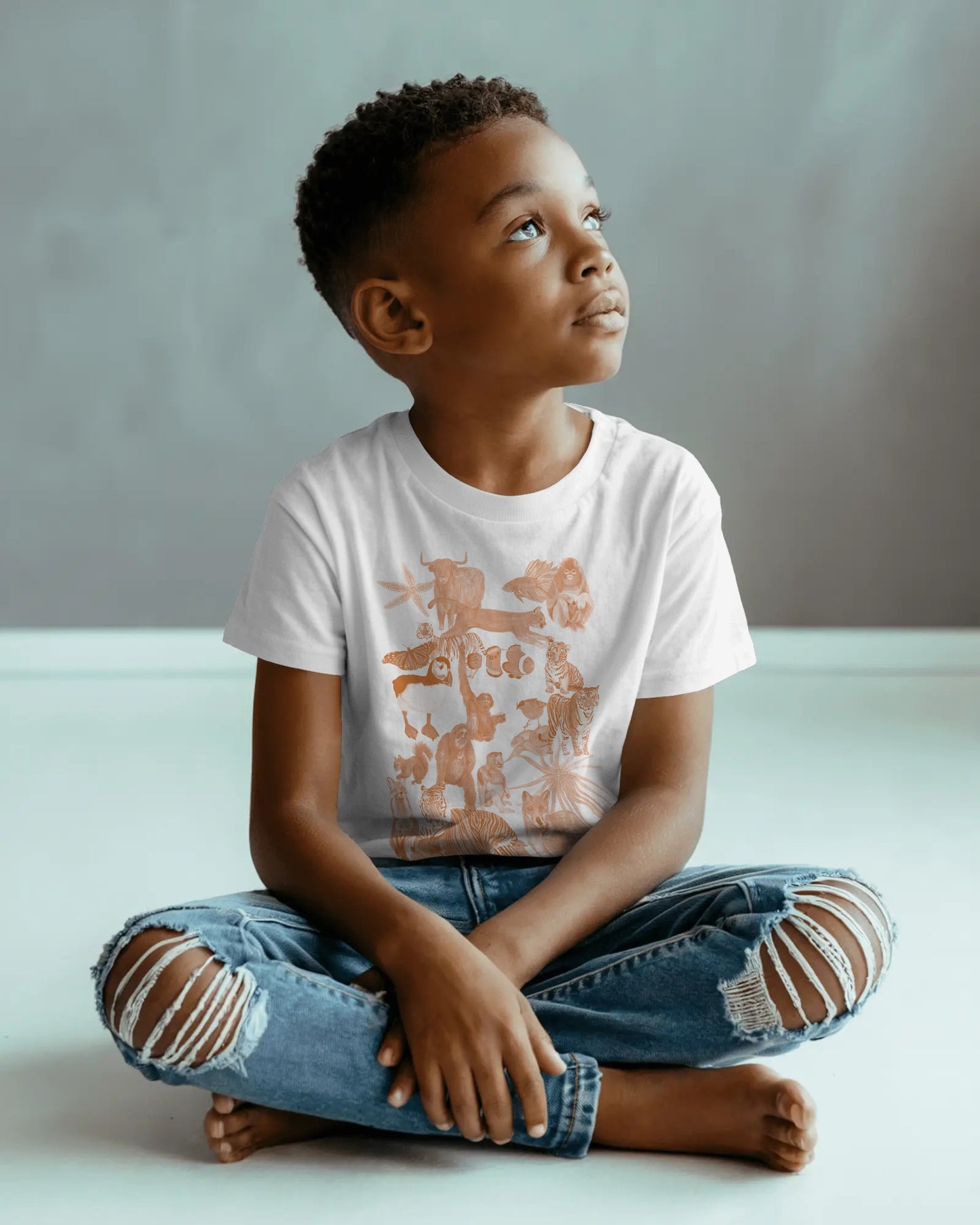 The Orange Animal Kids Tee