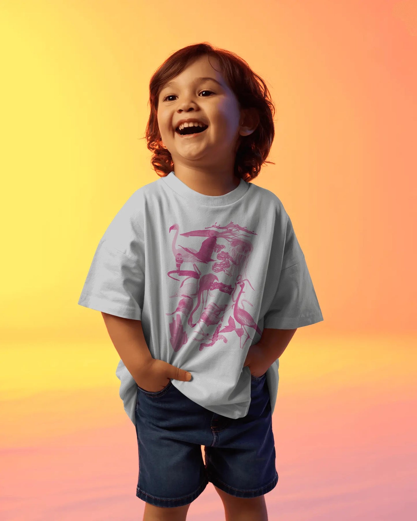 The Pink Animals Kids Tee