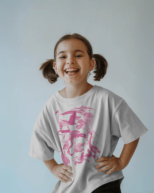 The Pink Animals Kids Tee
