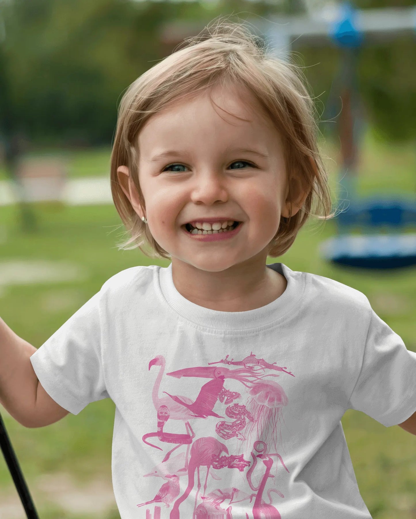 The Pink Animals Kids Tee