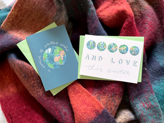 Set of 4 World of Winter Wishes Cards