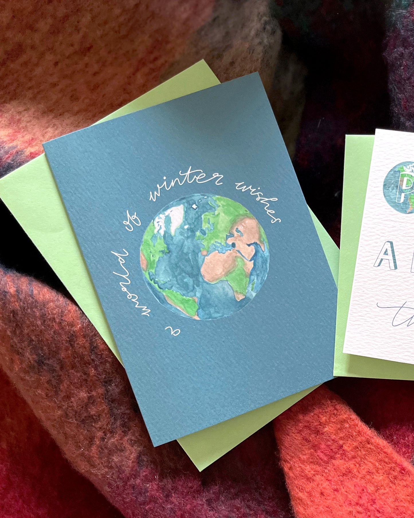 A World of Winter Wishes Christmas Card