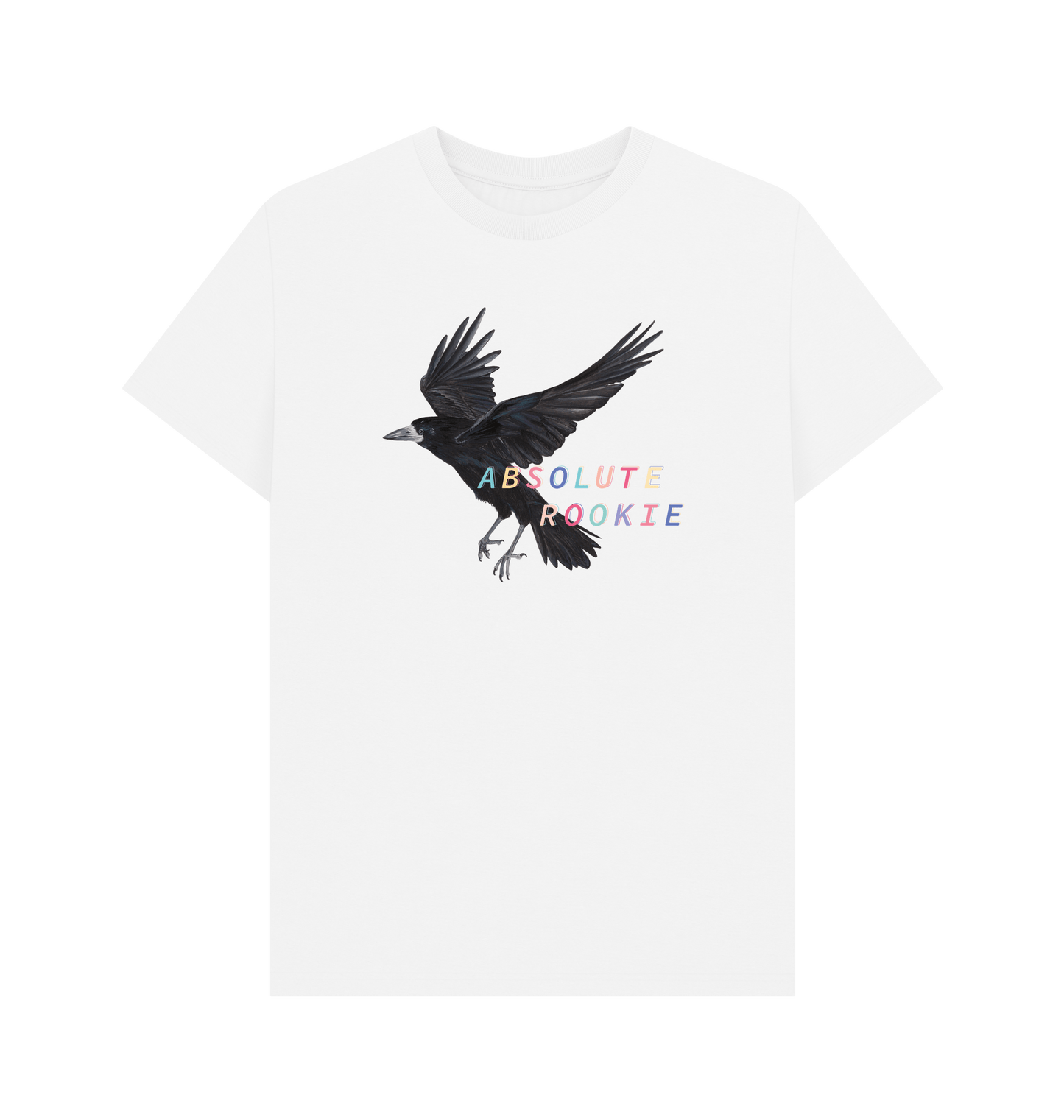 White Printed T-shirt Front